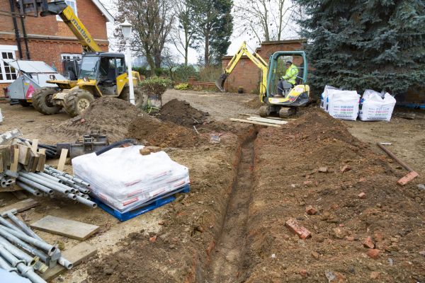 Drainage Ditch Digging in Hendersonville