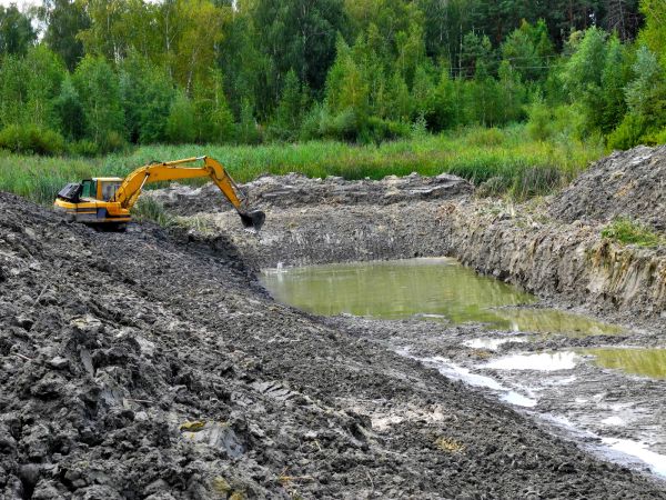 Fish Pond Digging in Hendersonville
