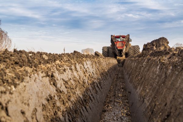 Drainage Trench Repair in Hendersonville
