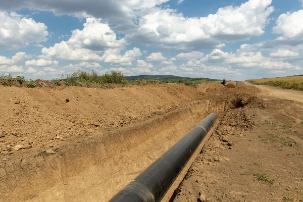 Gas Line Trenching in Hendersonville