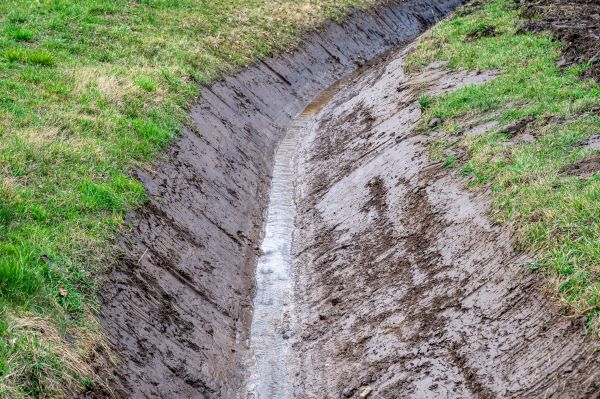 Drainage Ditch Construction in Hendersonville