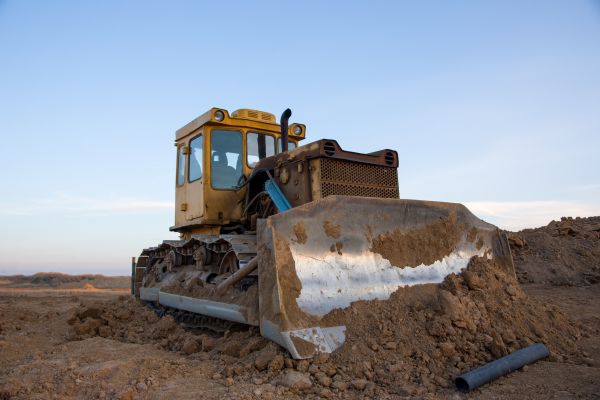 Bulldozer Land Grading in Hendersonville