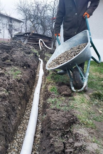 Drain Trenching in Hendersonville
