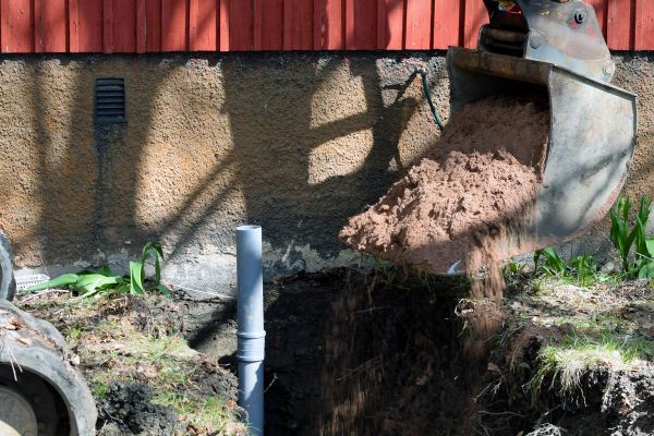 Sewer Line Digging in Hendersonville