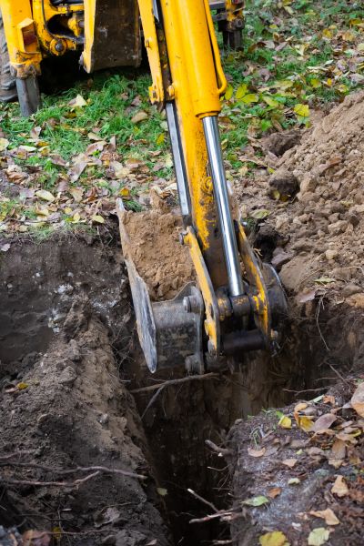Sewer Tank Excavation in Hendersonville
