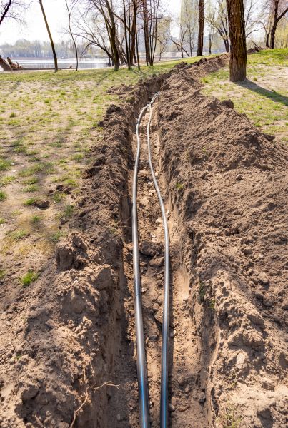 Irrigation Trenching in Hendersonville