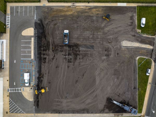 Parking Lot Excavation in Hendersonville