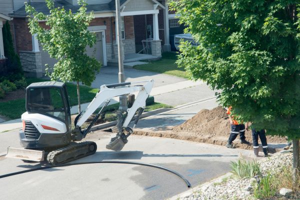 Electrical Line Trenching in Hendersonville